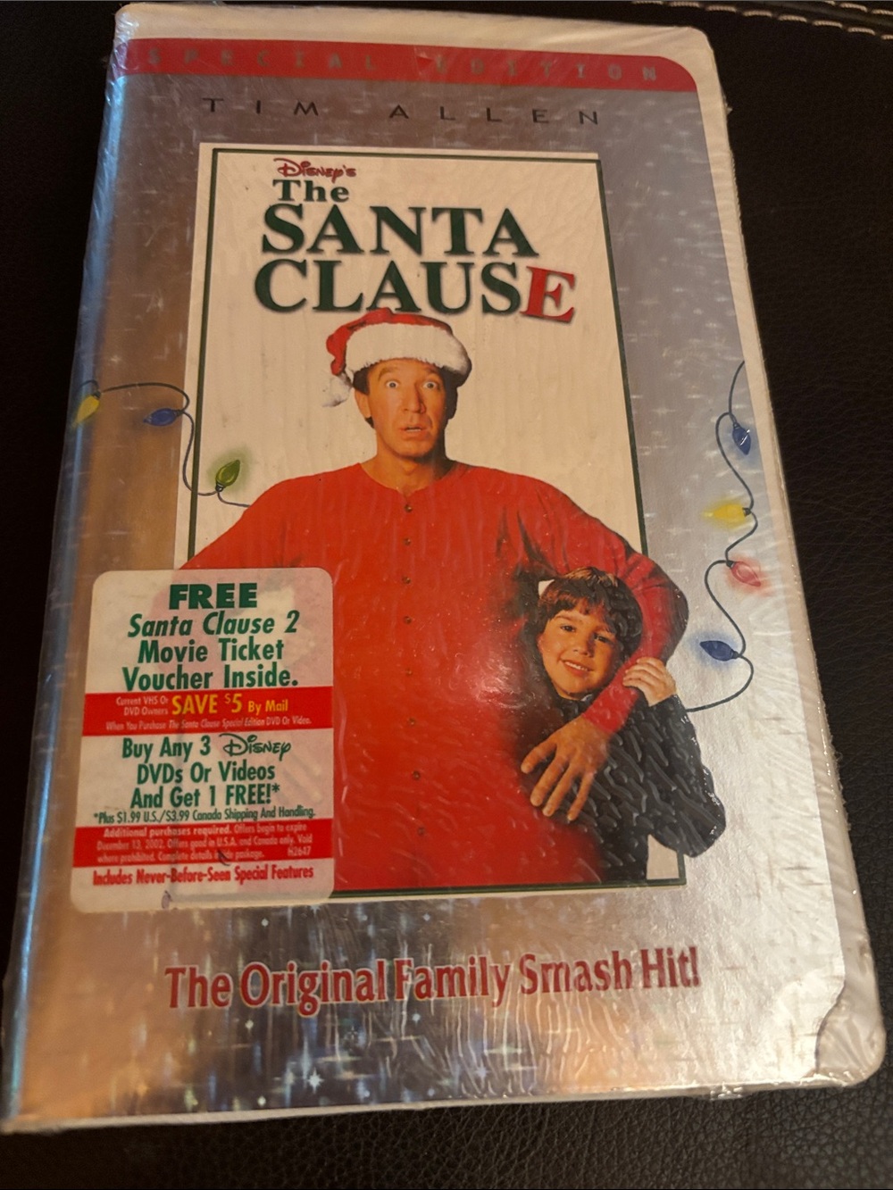 The Santa Clause (2002 Special Edition) on VHS, starring Tim Allen. Sealed VHS